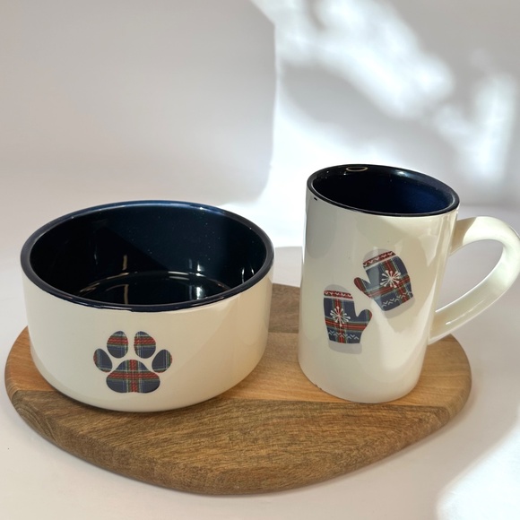 Rose & Robin Pet Bowl & Mug Set | Matching Owner & Pet Gift | Ceramic - Picture 2 of 8